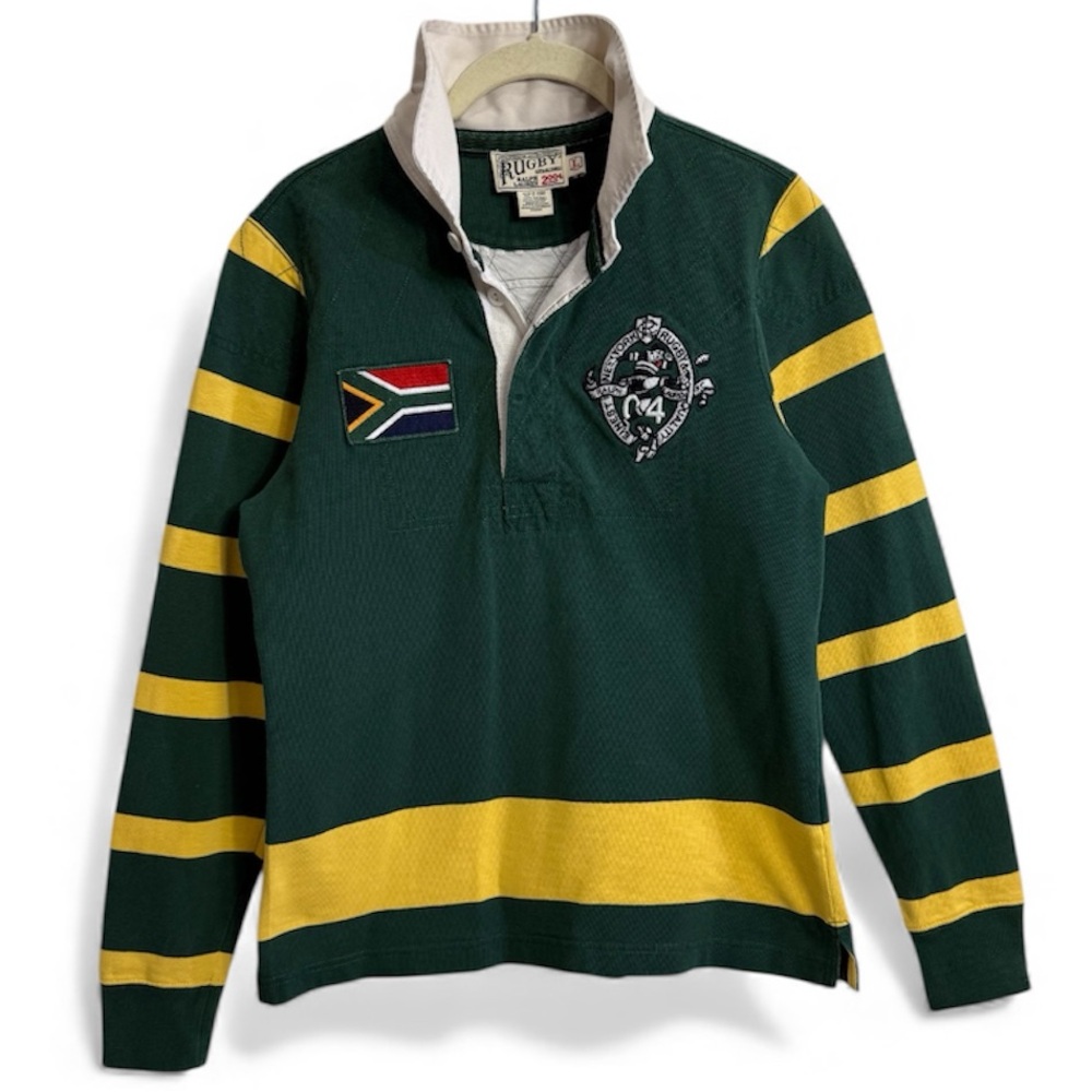 Rugby Ralph Lauren Long sleeve Polo, Size LARGE‎